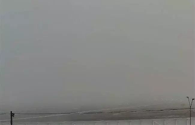 El fenómeno meteorológico obligó a espaciar las maniobras aéreas por motivos de seguridad