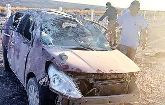 En el accidente también hubo pérdida total de un vehículo.