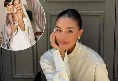 Ale Capetillo deslumbró en la Semana de la Moda de París con un look inspirado en su madre.