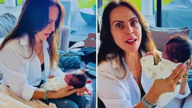 La actriz recibió un muñeco hiperrealista por su cumpleaños 53