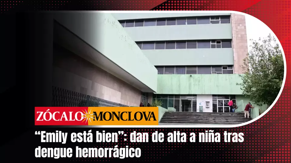 Mencionó que su hija ya está mejor, sigue en recuperación y bajo vigilancia, pero como las plaquetas aumentaron a un nivel que le permitió estar en casa, fue dada de alta de la clínica.