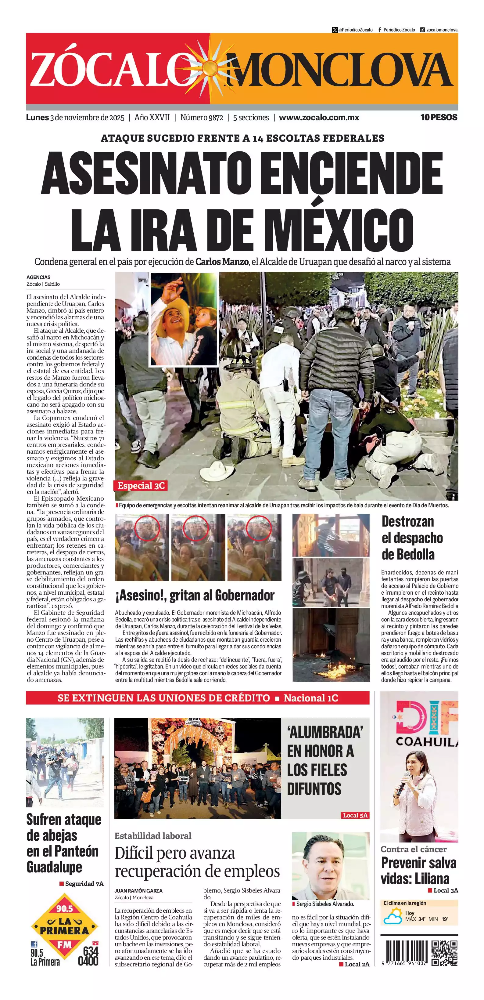 Monclova edición impresa