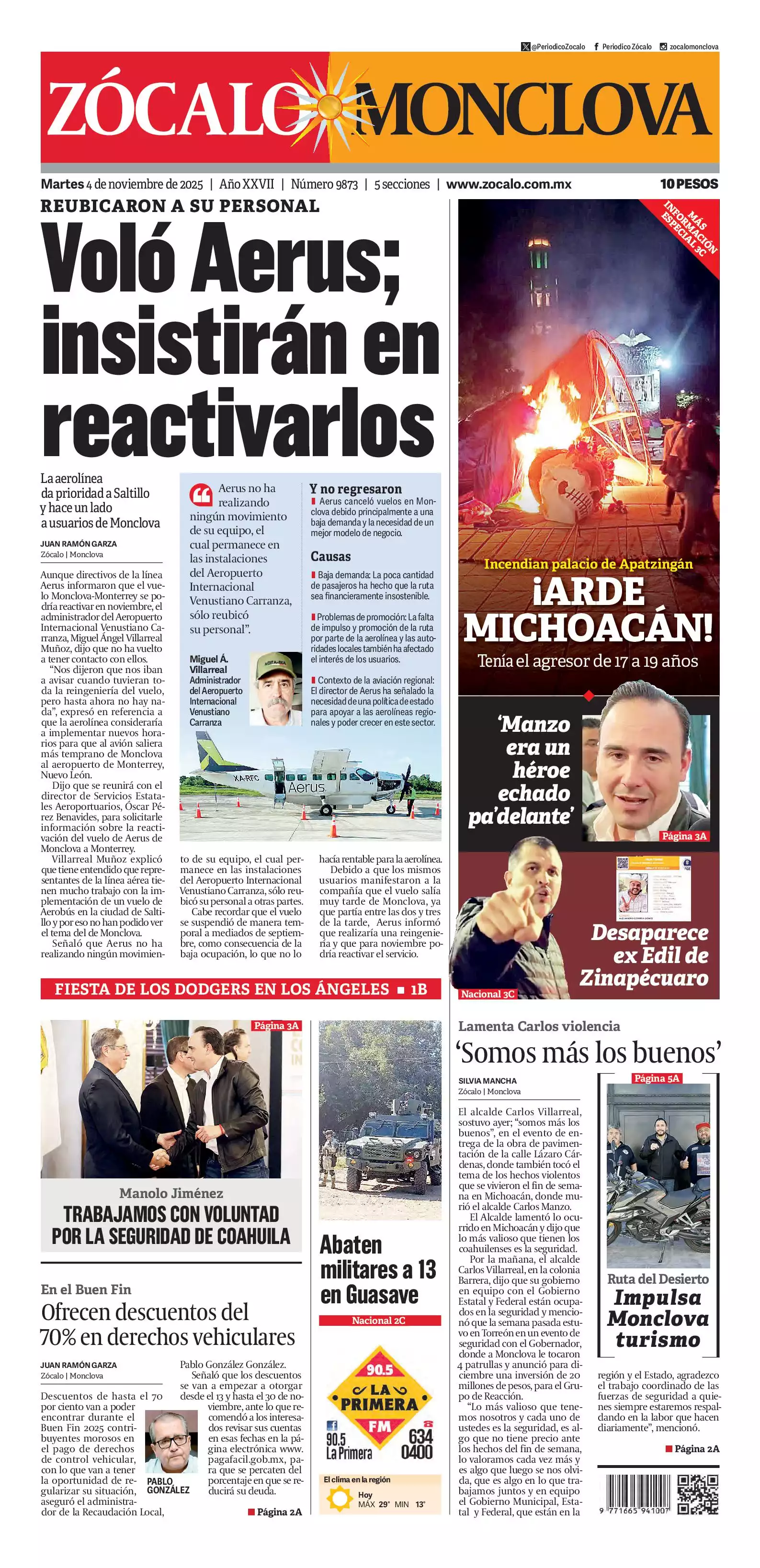 Monclova edición impresa