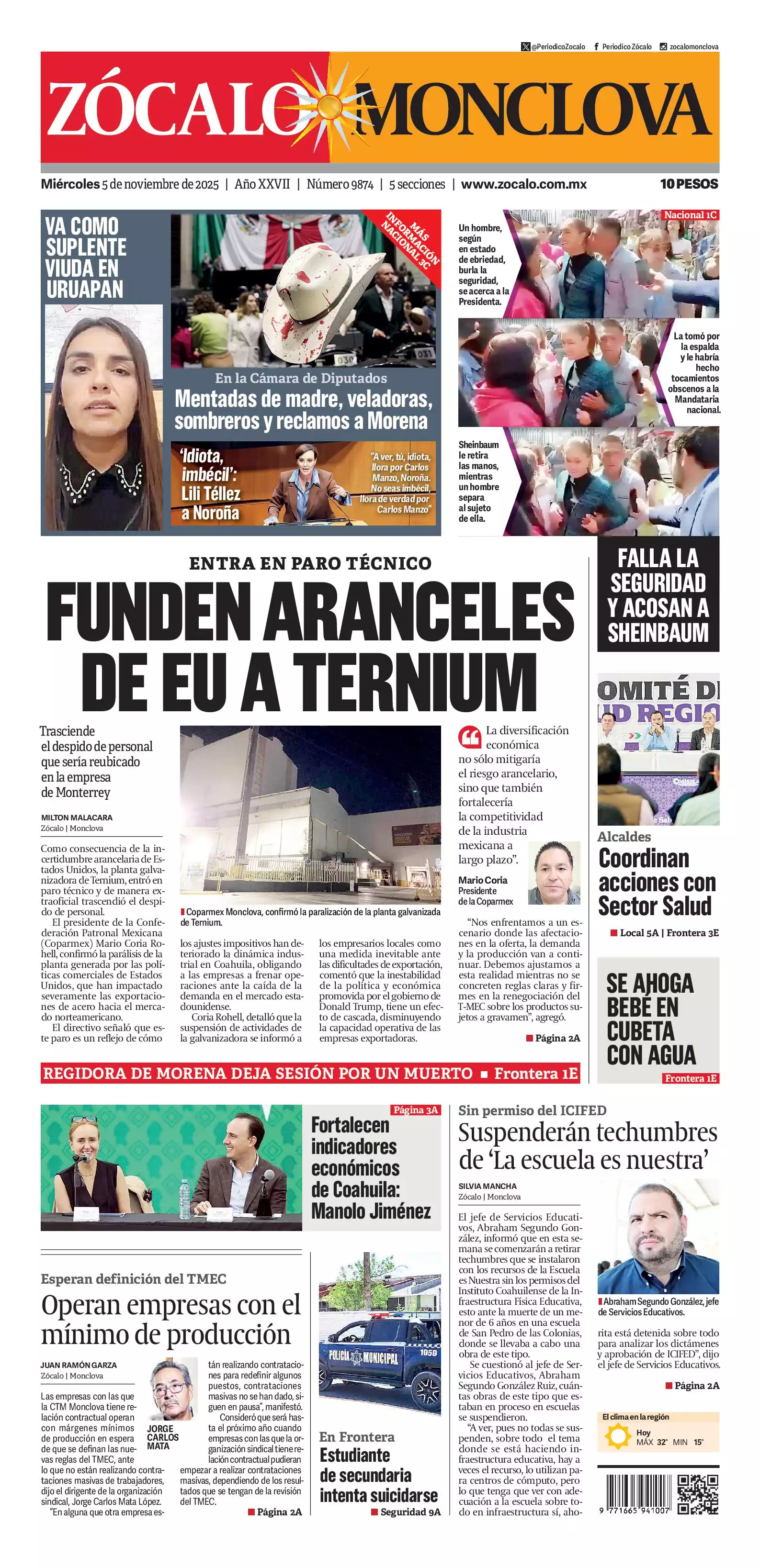 Monclova edición impresa