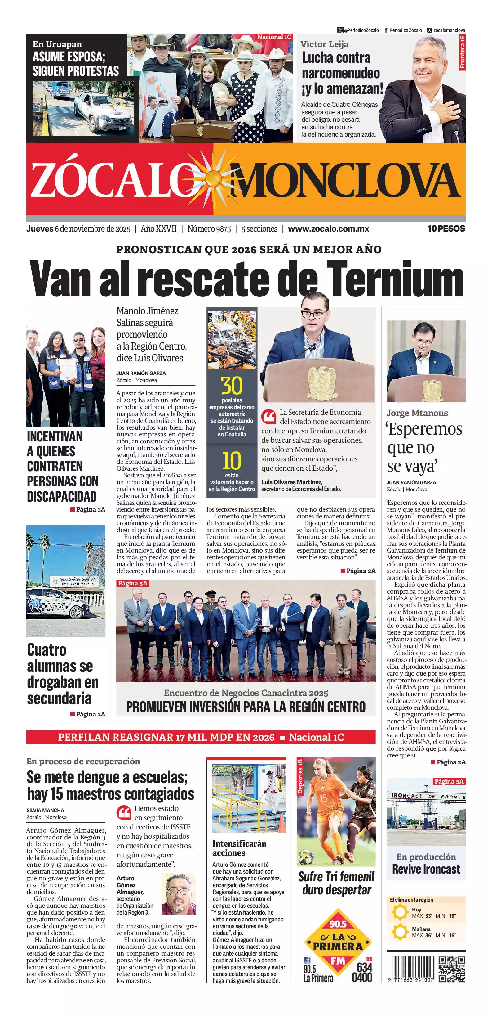 Monclova edición impresa