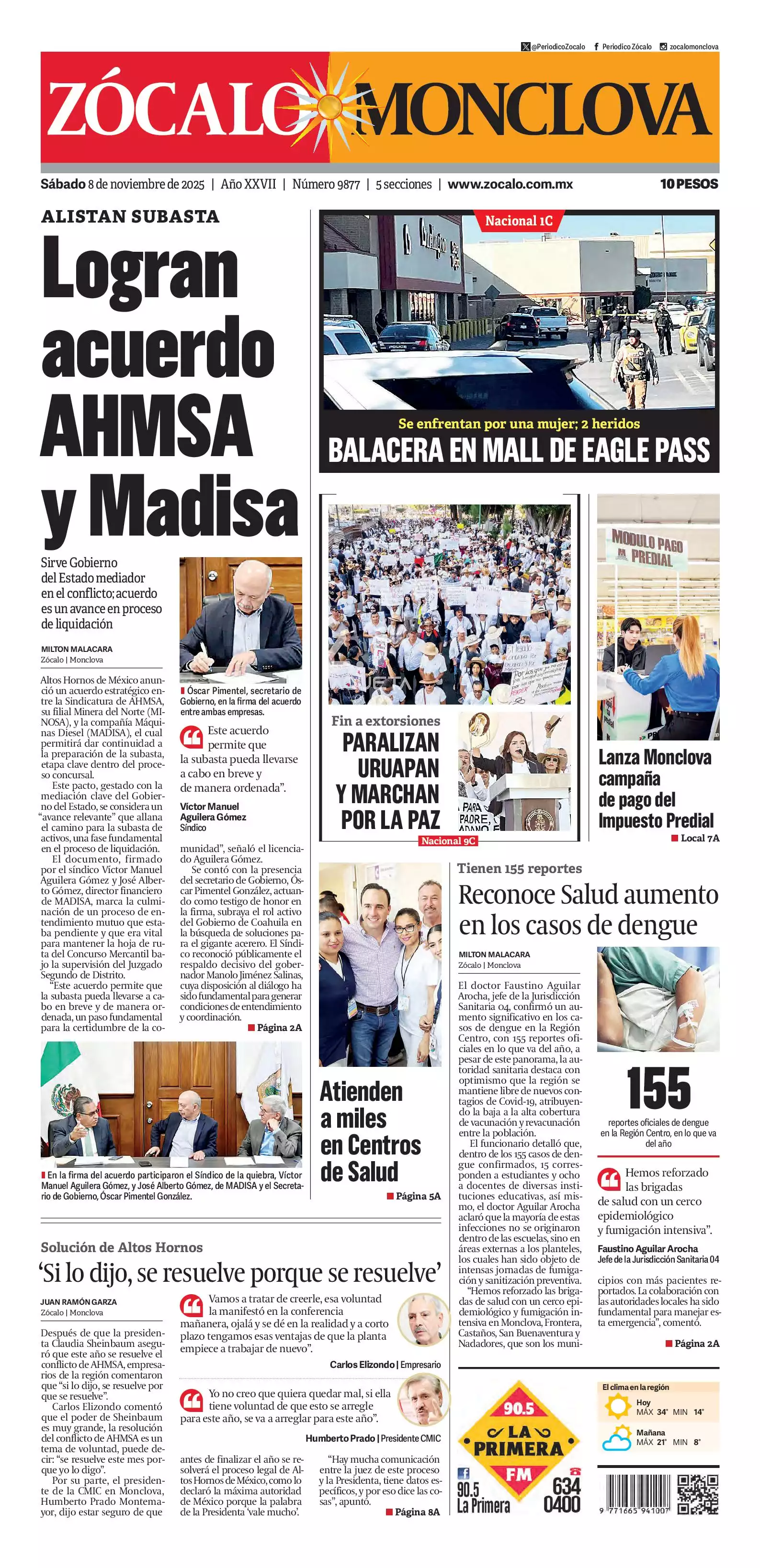 Monclova edición impresa