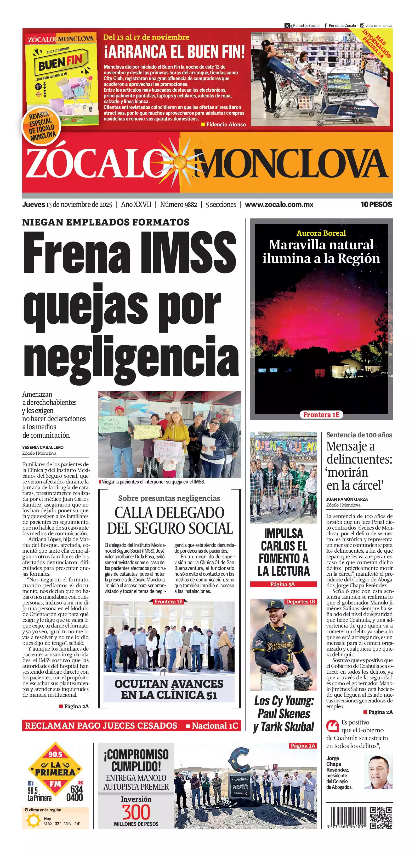 Monclova edición impresa