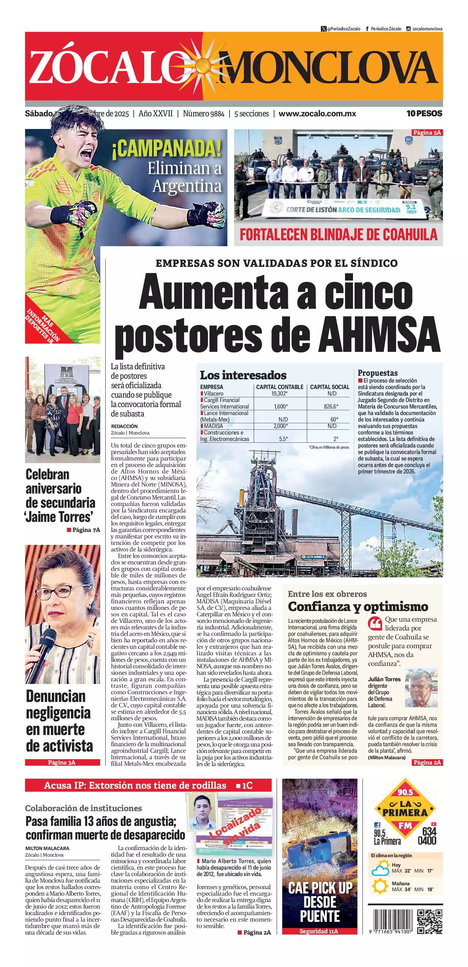 Monclova edición impresa