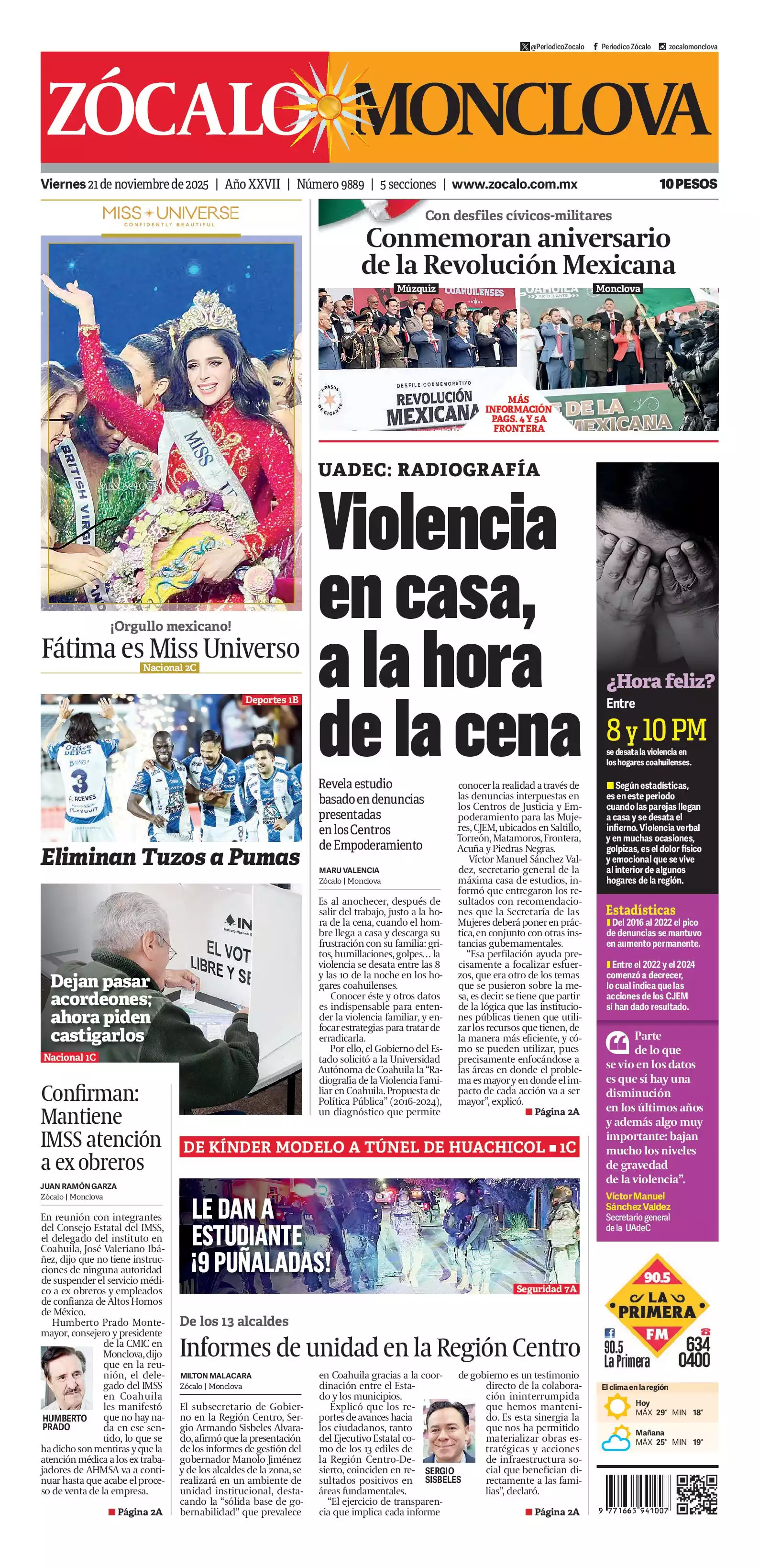 Monclova edición impresa