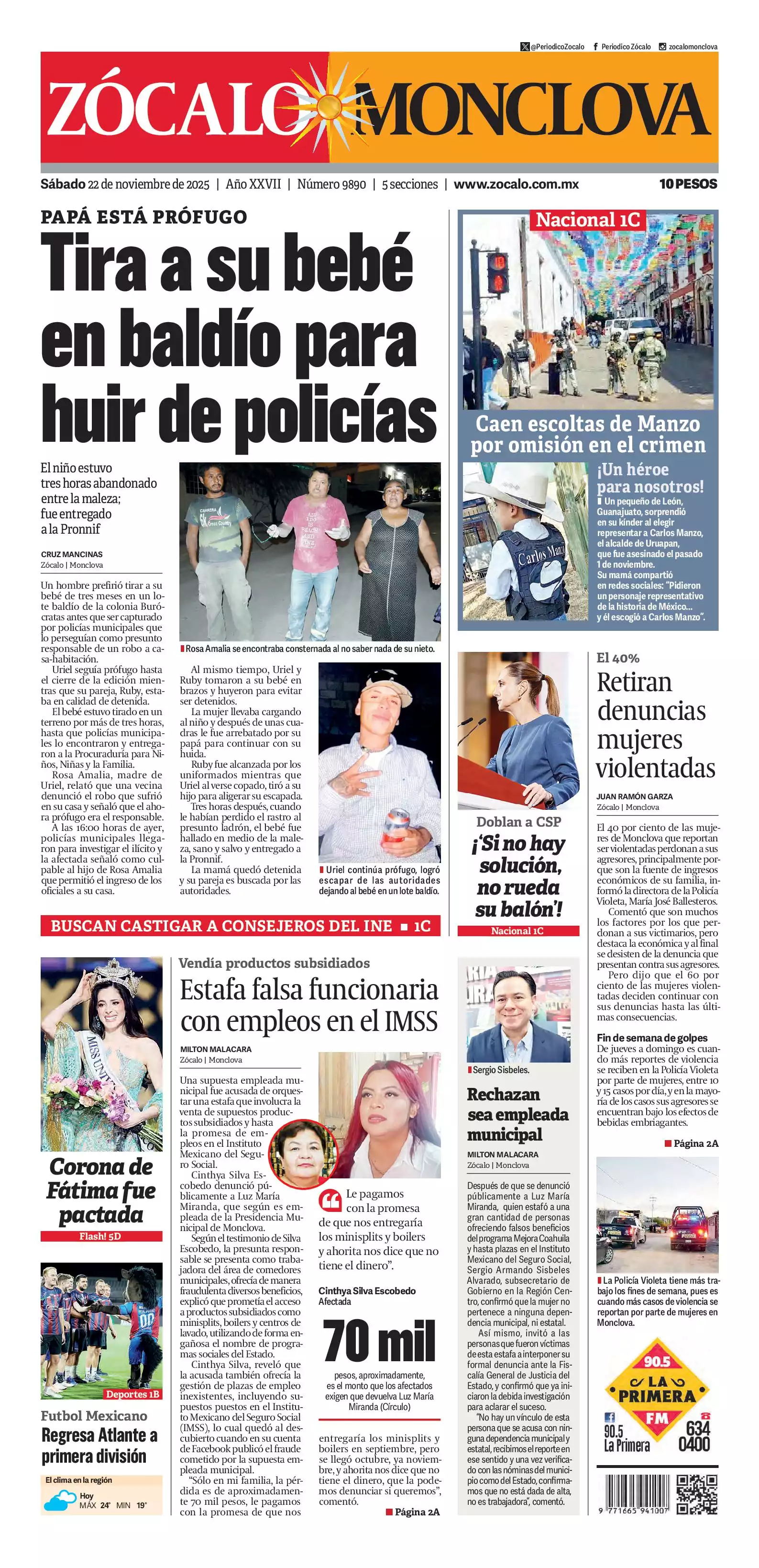 Monclova edición impresa