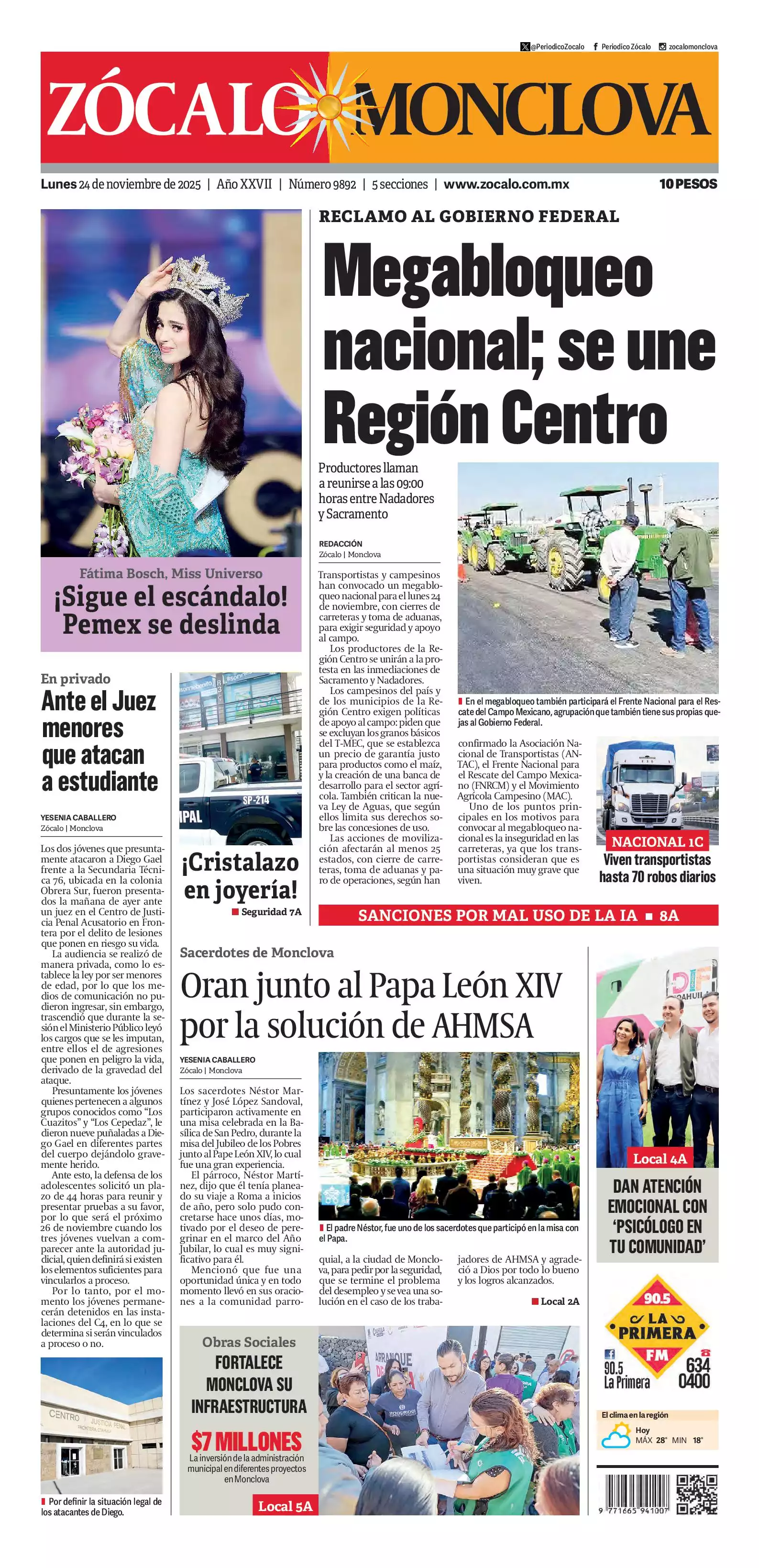 Monclova edición impresa