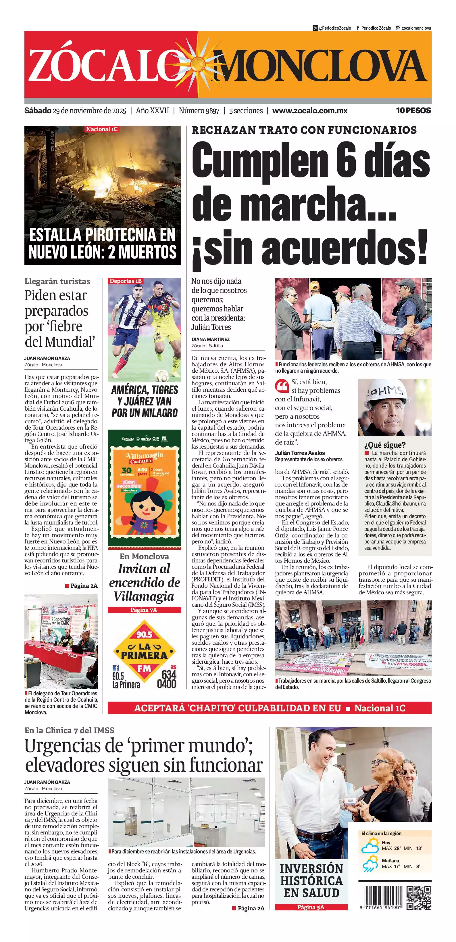 Monclova edición impresa