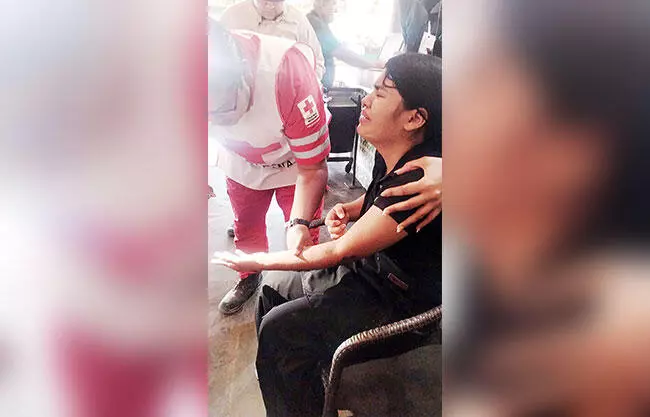 Con serias lesiones en su mano y brazo izquierdo terminó una joven empleada de cocina