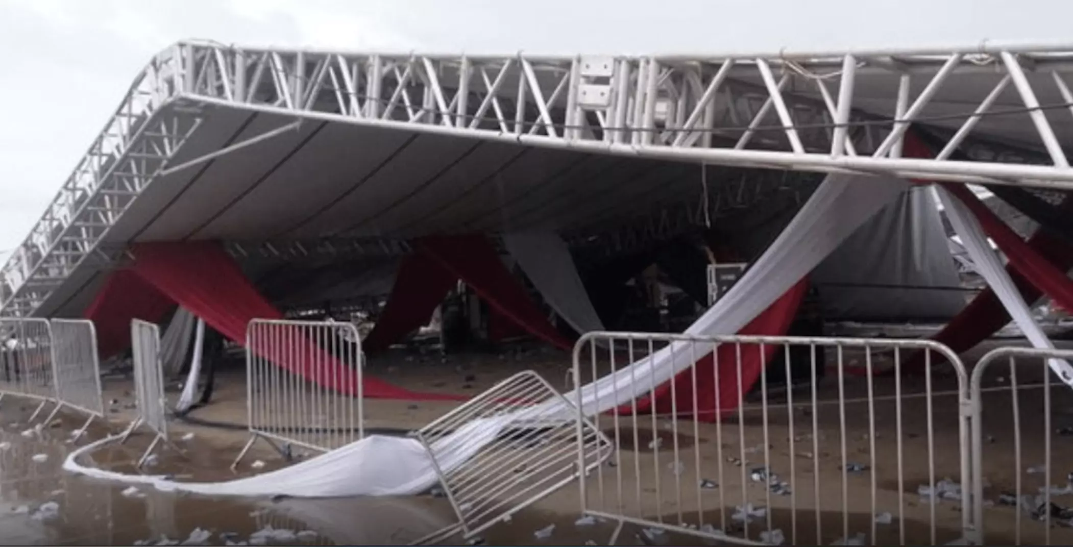 Sin embargo, las condiciones meteorológicas cambiaron, y las ráfagas de viento alcanzaron los 95 km/h. 