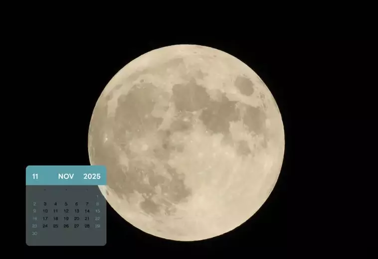 Disfruta la superluna de noviembre 2025, la más grande del año. Te decimos cuándo y a qué hora verla en México.