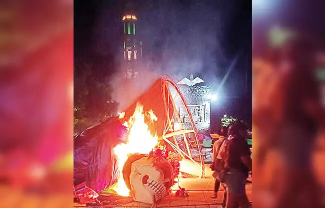 Por segundo día hubo protestas en ciudades michoacanas.