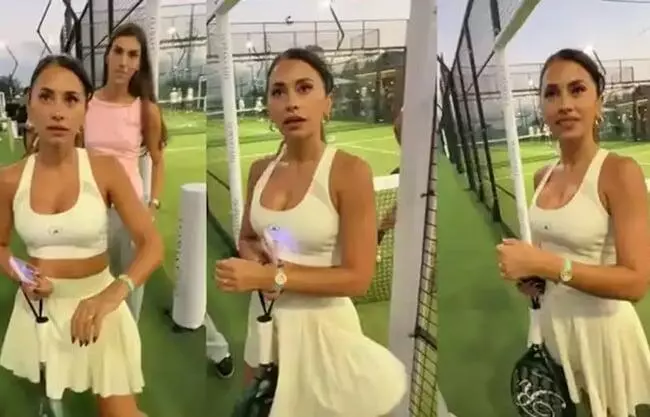 El creador de contenidos se acercó a la modelo rosarina para preguntarle por su reloj y protagonizó una curiosa situación