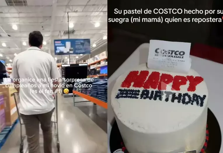 Una mujer de San Diego sorprendió a su esposo fanático de Costco con una fiesta dentro de la tienda; el momento se volvió viral por su originalidad