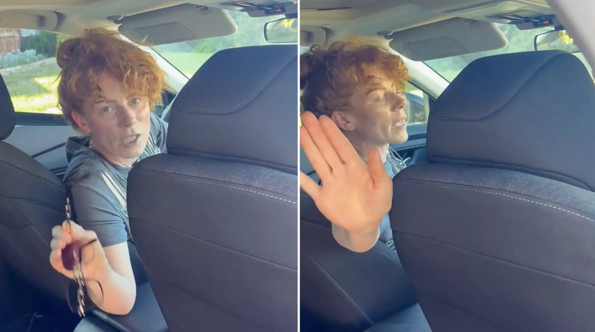 Un hombre publicó un video en su cuenta de X en el que una taxista le grita y le dice que no puede llevarlo en su auto por 