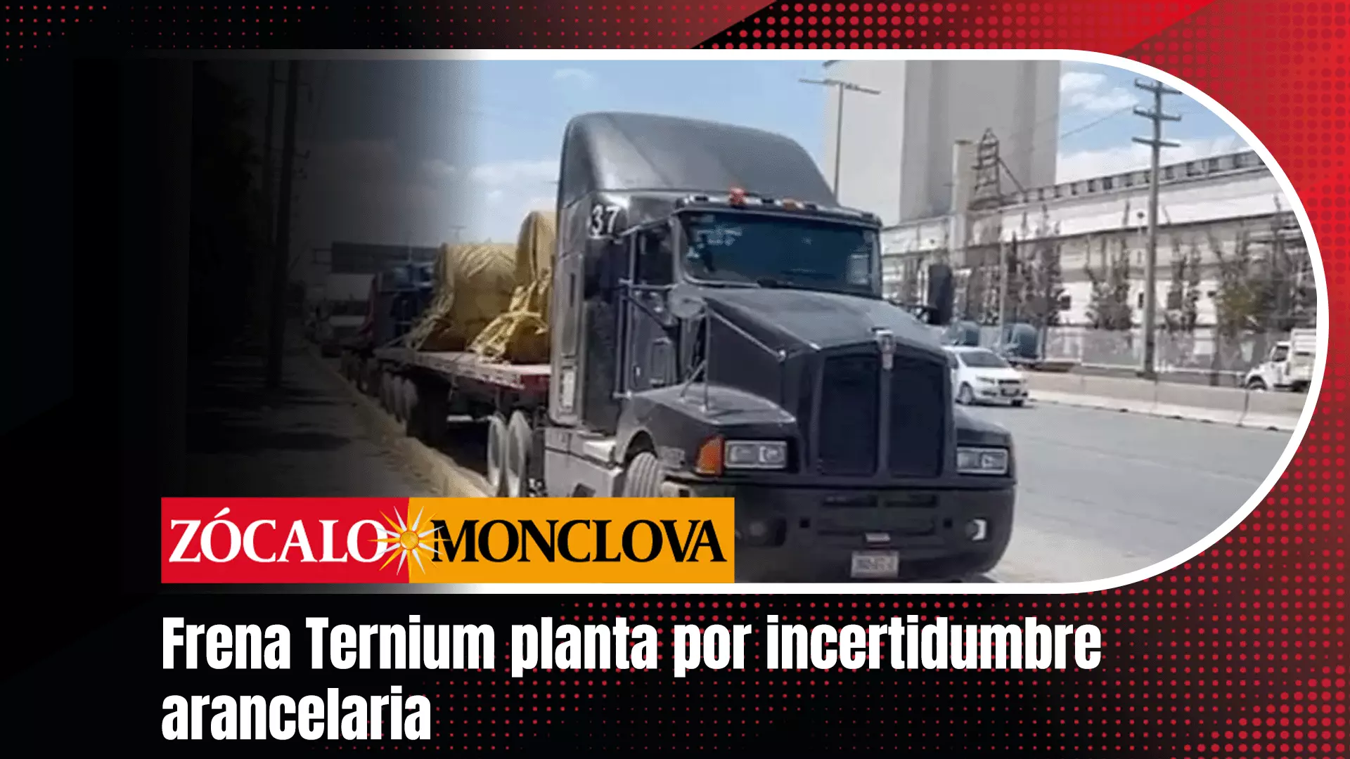 La suspensión de actividades de la galvanizadora se informó a los empresarios locales como una medida inevitable ante las dificultades de exportaci