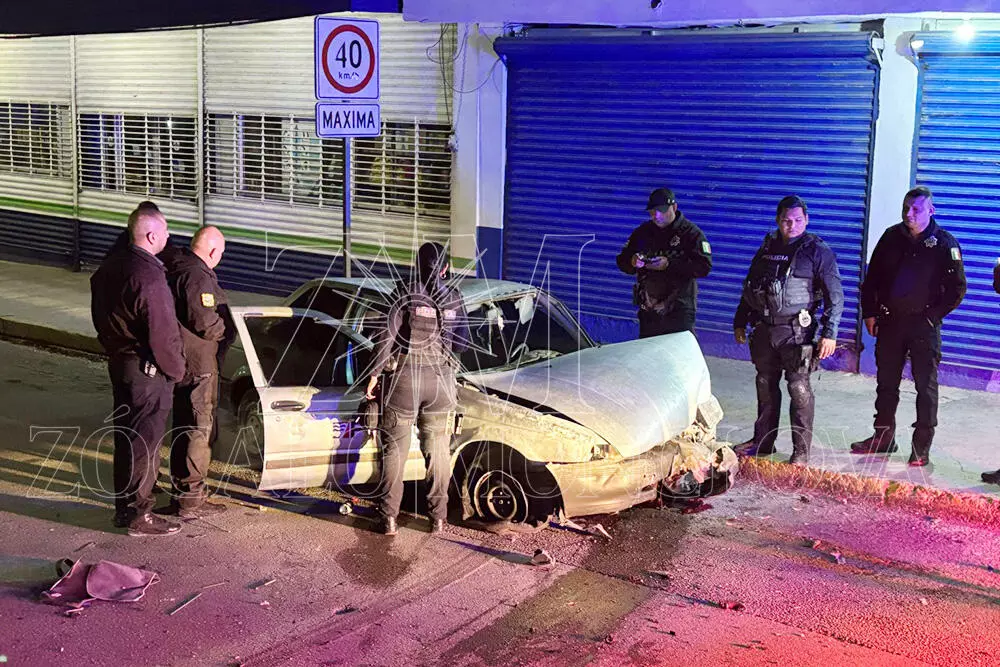 Terminó prensado e inconsciente entre los fierros retorcidos.