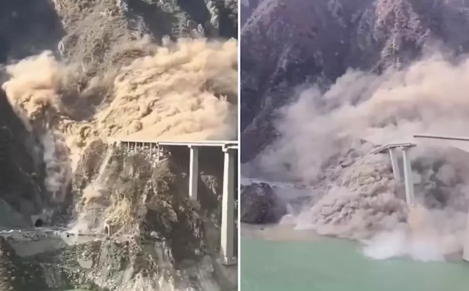 Las autoridades evacuaron la estructura en Sichuan tras detectar grietas y deformaciones en las laderas.No se reportaron víctimas