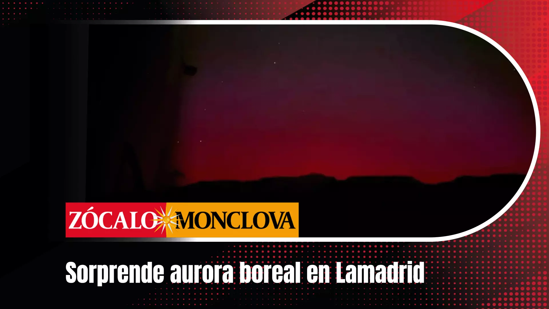 Este miércoles, diversos habitantes del municipio de Lamadrid y algunos puntos de la Región Centro fueron testigos de este fenómeno natural inusual