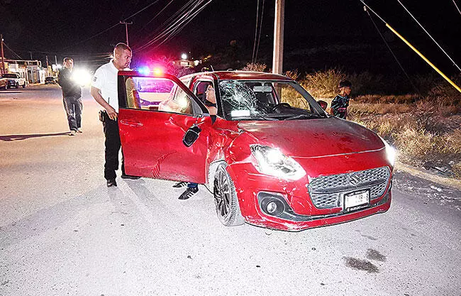 Un joven motociclista terminó inconsciente y con una fractura en el tobillo