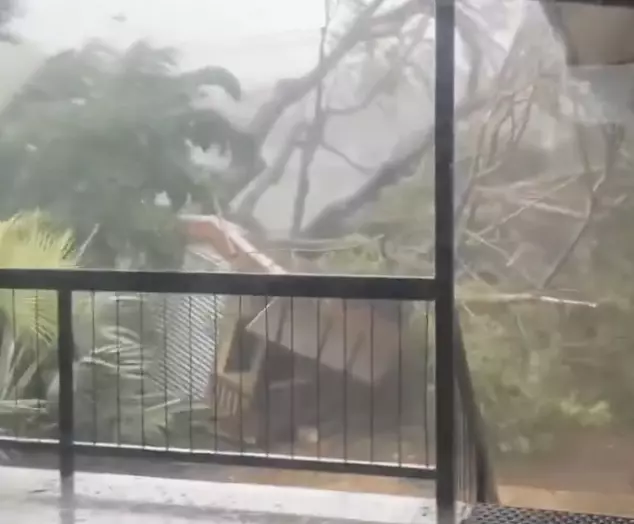 El fenómeno, que se desplaza por el mar y ha provocado fuertes lluvias durante los últimos días en el norte del país, se intensificó rápidamente