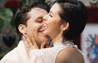 Fue en julio de 2024 cuando la pareja sorprendió con una boda express en donde tuvieron como invitados a un grupo selecto