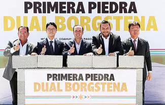 La empresa coreana Dual Borgstena arrancará oficialmente operaciones hoy.