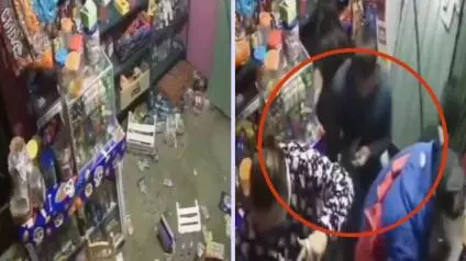 En redes sociales como una familia de 7 personas se adentraron en un comercio durante la madrugada del pasado 9 de noviembre