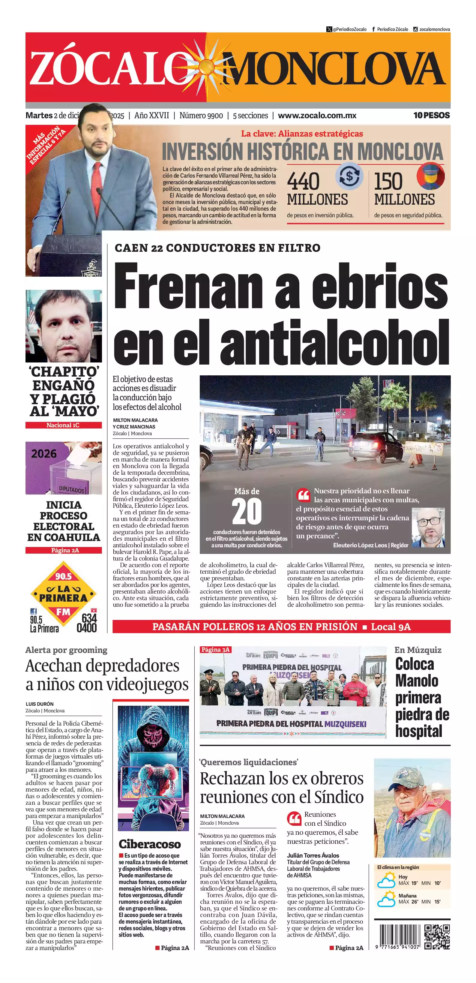 Monclova edición impresa