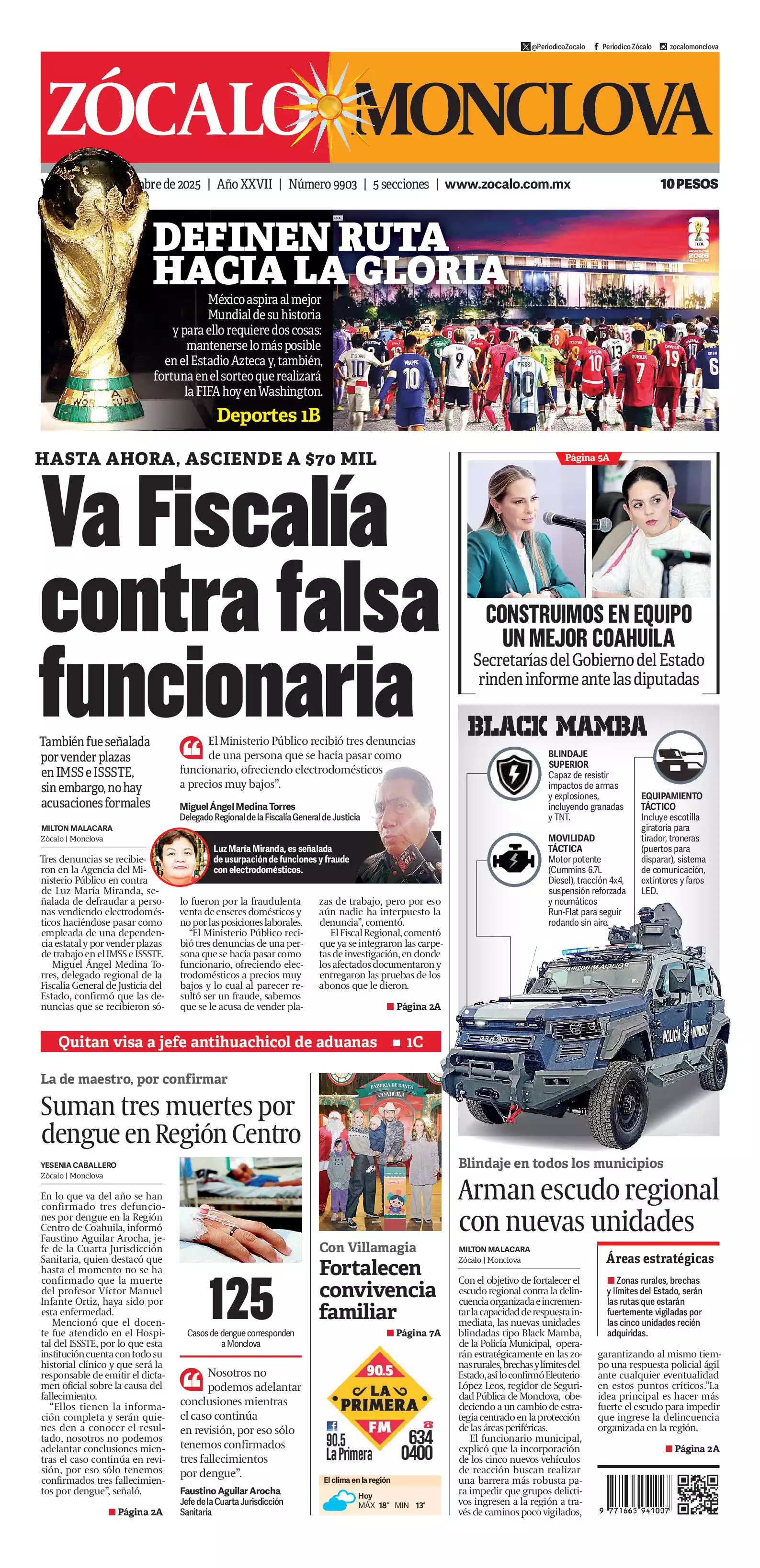 Monclova edición impresa