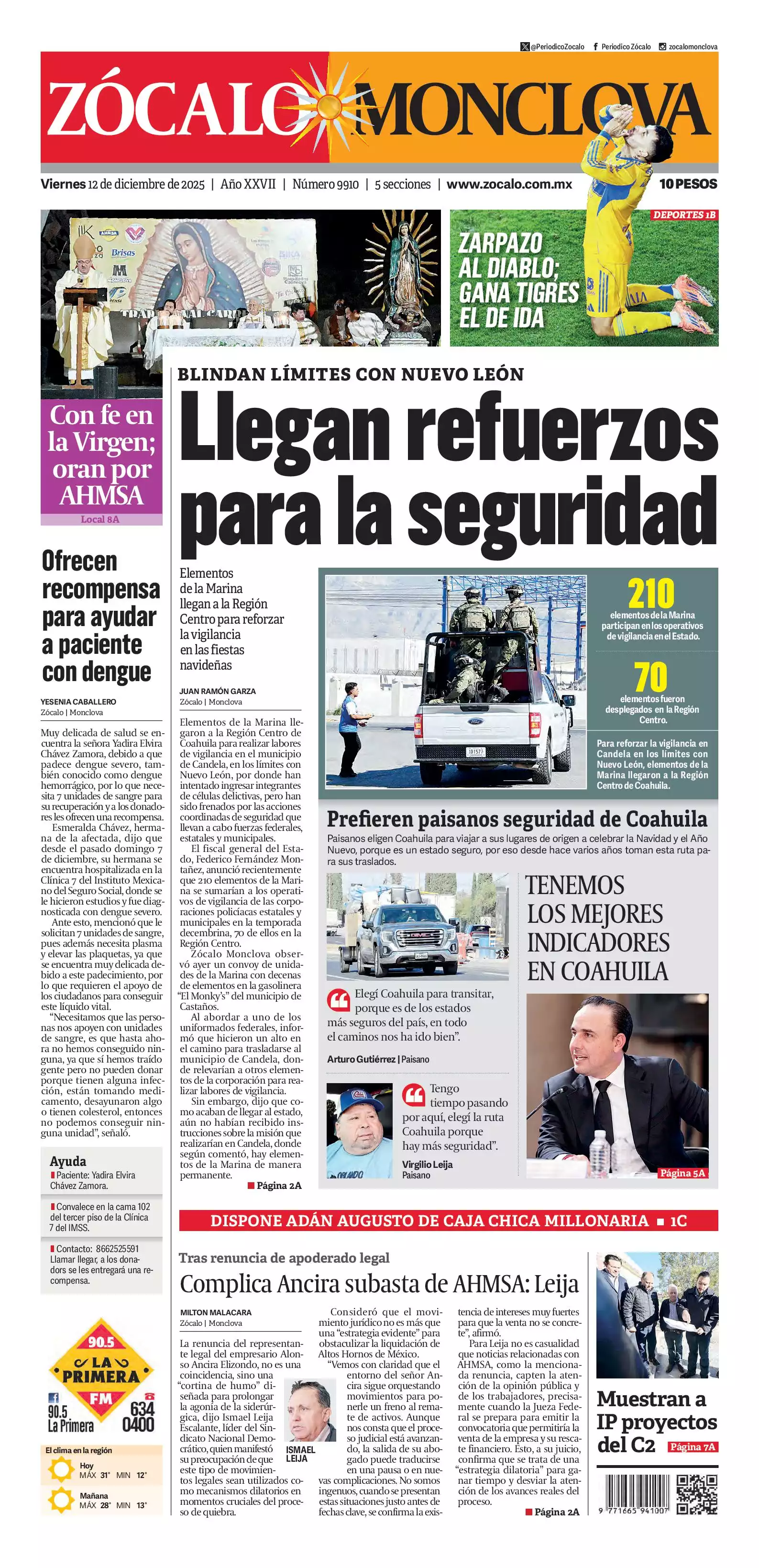 Monclova edición impresa