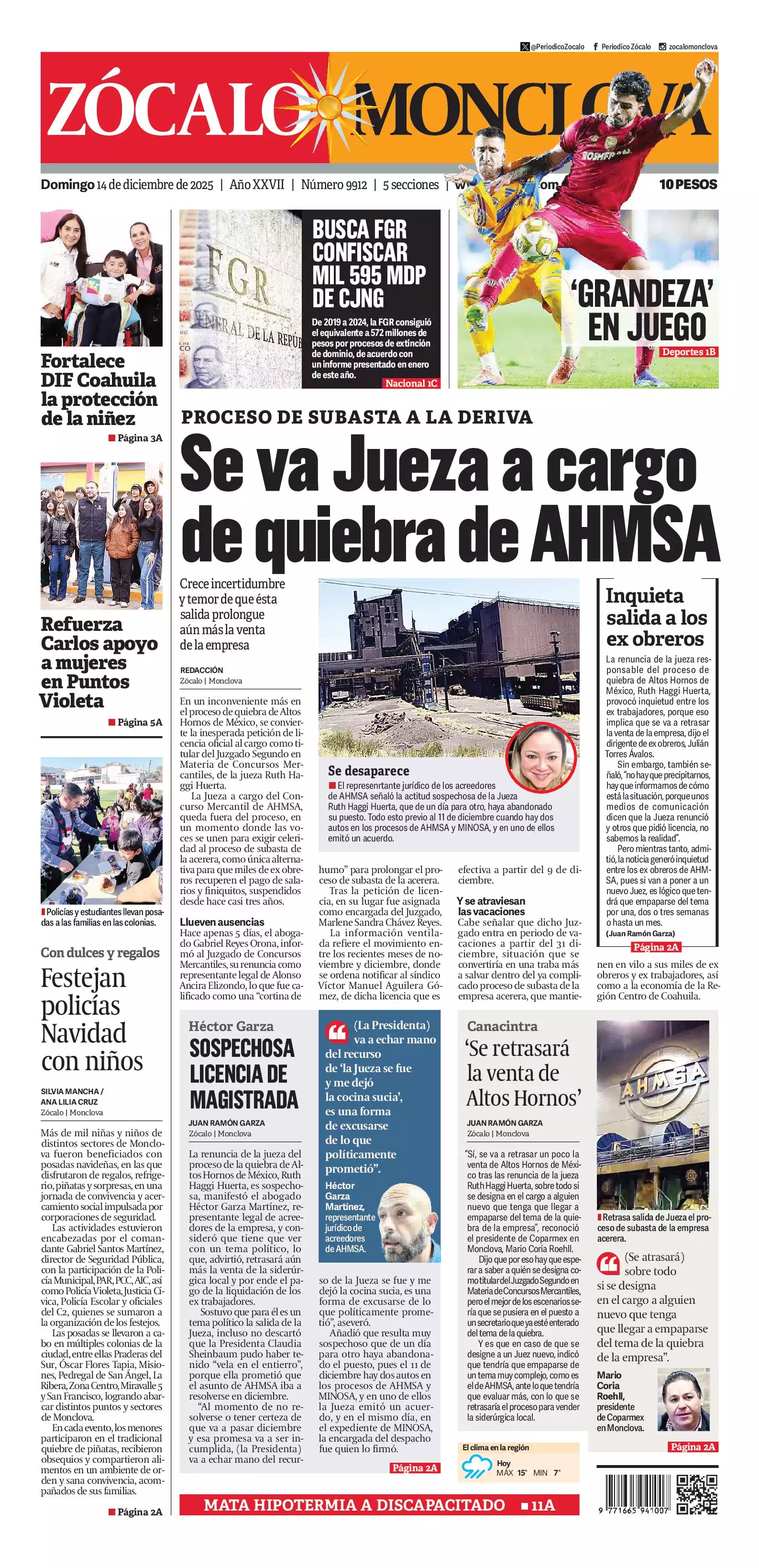 Monclova edición impresa