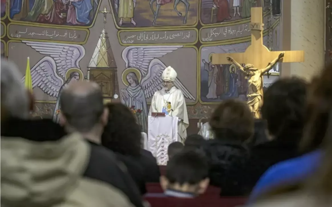 El Patriarca Latino de Jerusalén presidió en Gaza la misa de Navidad en ...