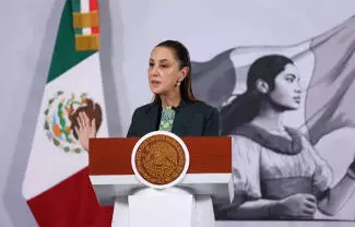 La Presidenta explicó que la sequía afecta tanto a México como a Estados Unidos.