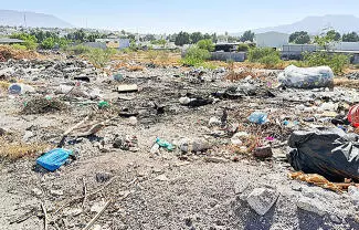 Personas ajenas al sector lo utilizan como tiradero de basura y desechos de todo tipo