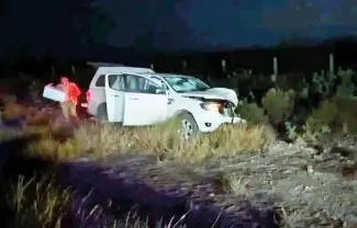 Un fuerte accidente se registró la tarde de ayer sobre la carretera federal 53, Monclova–Monterrey, a la altura del ejido Espinazo.