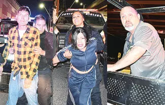 Tres personas, entre ellas una mujer, fueron detenidas luego de protagonizar una riña la noche de ayer.