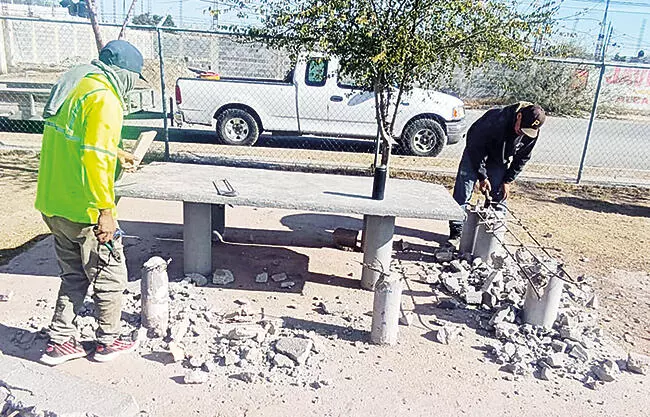 Rehabilitan campos en Ciudad Frontera