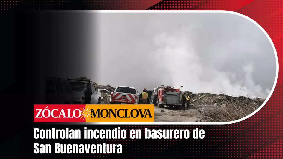 Flores Rodríguez explicó que el incendio pudo haber sido provocado por brasas o cenizas que quedaron en un camión recolector de basura al momento de realizar la descarga de residuos.