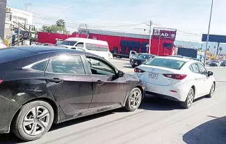 Afortunadamente ambas conductoras resultaron ilesas