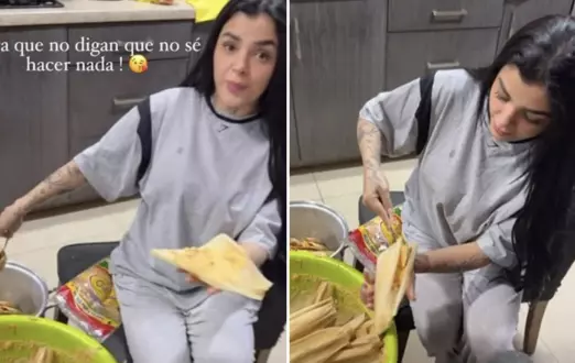 La influencer compartió un clip en su cuenta de Facebook , el cual rápidamente se viralizó y generó una ola de reacciones. 