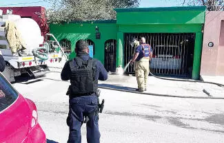 Afortunadamente no hubo personas lesionadas, sólo daños materiales