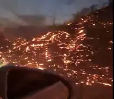 Un incendio forestal fuera de control arrasa el cerro El Carrizal en Tehuantepec, Oaxaca, poniendo en riesgo la carretera Salina Cruz–Huatulco. Aqu�