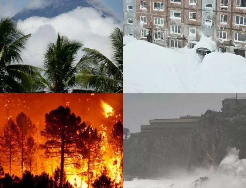 Estos eventos evidencian la magnitud de los fenómenos naturales extremos que se han presentado a nivel mundial en lo que va de la semana.