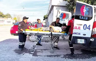 Resultó con una fractura en su tobillo del pie derecho