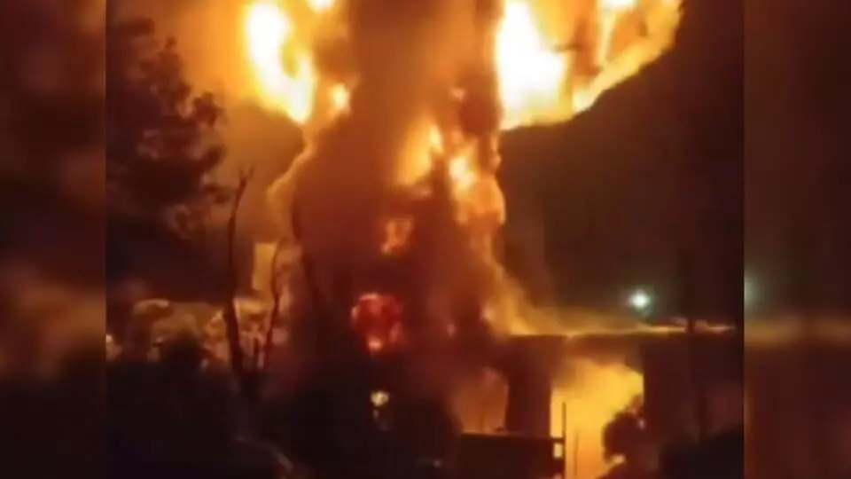 A través de redes sociales, se han difundido imágenes donde se aprecia la magnitud de los hechos.  